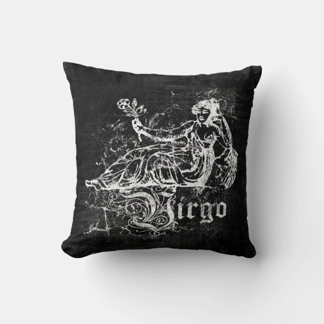 Zodiac Vintag Virgo Kissen (Vorderseite)