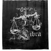 Zodiac Vintage Libra Duschvorhang (Vorderseite)