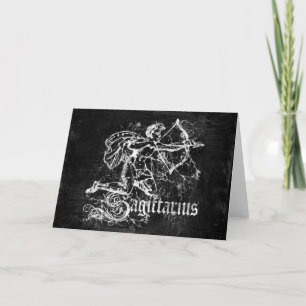 Zodiac Vintage Schütze Karte