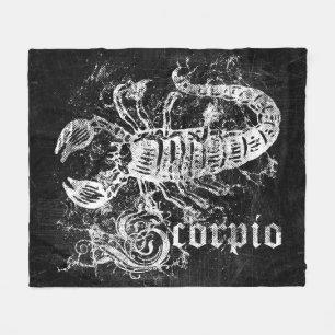 Zodiac Vintage Skorpion Fleecedecke