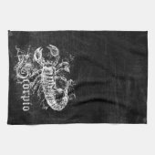 Zodiac Vintage Skorpion Geschirrtuch (Horizontal)