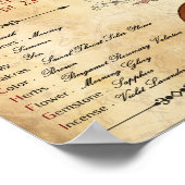 ZODIAC VIRGO Birth Sign POSTER (Ecke)