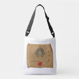 Zodiac - Virgo - Cross Body Tote Bag Tragetaschen Mit Langen Trägern