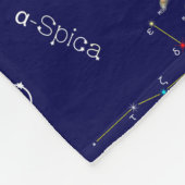 Zodiac Virgo Fleecedecke (Ecke)