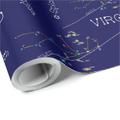 Zodiac Virgo Geschenkpapier (Rolleneckpunkt)