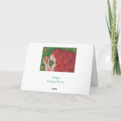 Zodiac Virgo Grüßkarte Karte (Rückseite)