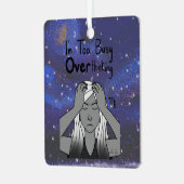 Zodiac Virgo "Ich bin zu beschäftigt, über das Übe Ornament Aus Metall (Vorderseite links)