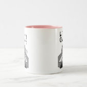 Zodiac Virgo "Ich bin zu beschäftigt, über das Übe Zweifarbige Tasse (Mittel)