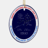 Zodiac Virgo Keramik Ornament (Rechts)