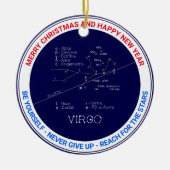 Zodiac Virgo Keramik Ornament (Vorne)