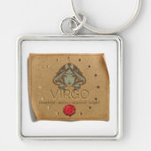 Zodiac - Virgo - Keychain Schlüsselanhänger (Vorne)
