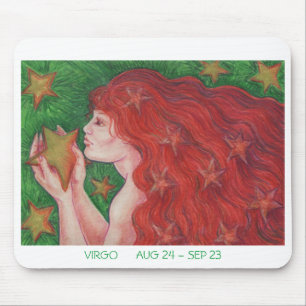 Zodiac Virgo Mousepad