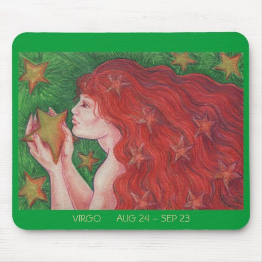 Zodiac Virgo Mousepad dates (Vorne)
