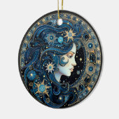 Zodiac Virgo Personalisiert Astrologie Ornament (Links)