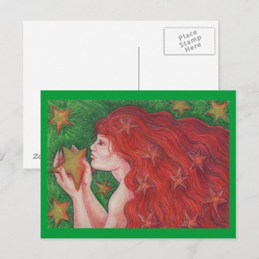 Zodiac Virgo Postcard Postkarte (Vorne/Hinten)