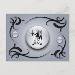 Zodiac Virgo Postkarte