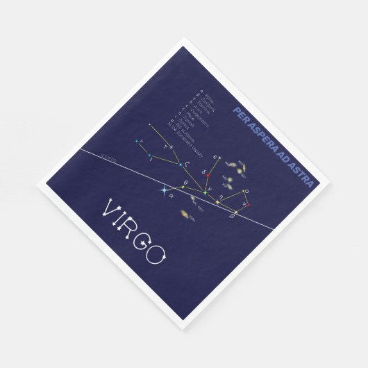 Zodiac Virgo Serviette (Ecke)