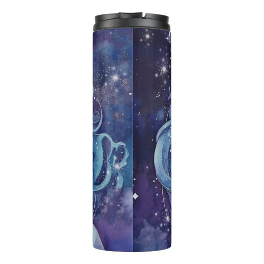 Zodiac Virgo sign Thermosbecher (Rückseite)