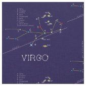 Zodiac Virgo Stoff (Nahaufnahme)