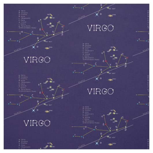 Zodiac Virgo Stoff (Muster)