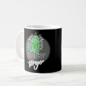 Zodiac Virgo Symbol Coffee Tasse (Vorderseite Links)