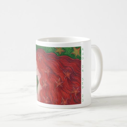Zodiac Virgo Tasse (VorderseiteRechts)