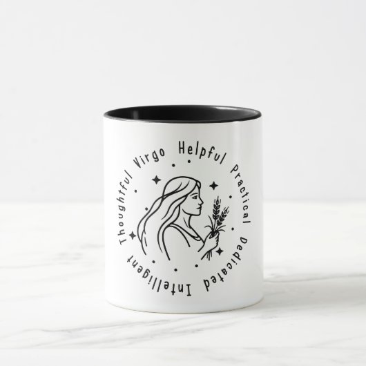 Zodiac Virgo Tasse (Zentrum)