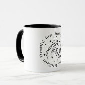 Zodiac Virgo Tasse (Vorderseite Links)
