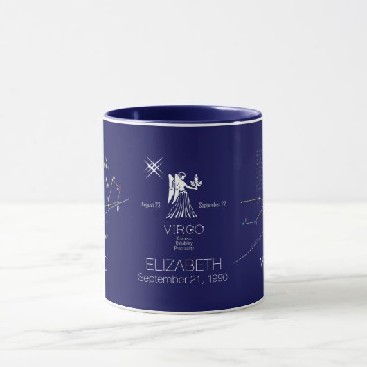 Zodiac Virgo Tasse (Zentrum)