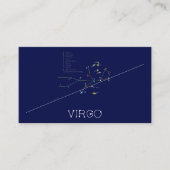 Zodiac Virgo Visitenkarte (Vorderseite)