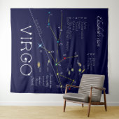 Zodiac Virgo Wandteppich (Beispiel (Horizontal))