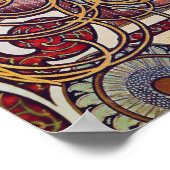 Zodiac von Alphonse Mucha Poster (Ecke)