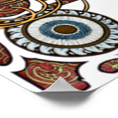 Zodiac von Alphonse Mucha Poster (Ecke)