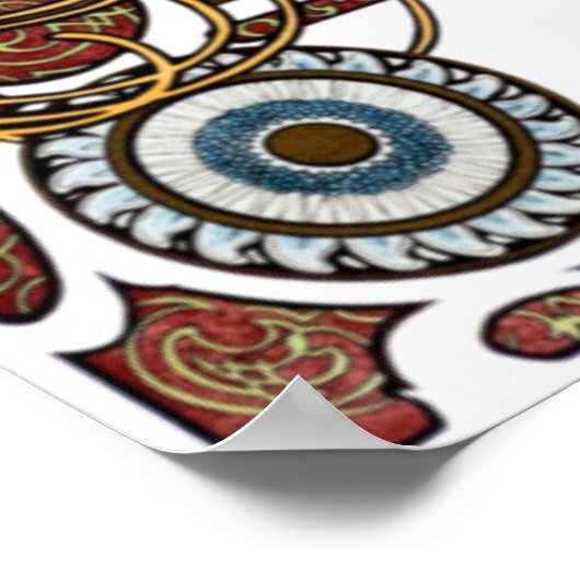 Zodiac von Alphonse Mucha Poster (Ecke)