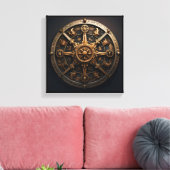 Zodiac Wheel Art Leinwand (Insitu (Wohnzimmer))
