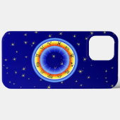 Zodiac Wheel Case-Mate iPhone Hülle (Rückseite (Horizontal))
