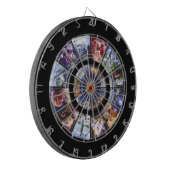 Zodiac Wheel Custom Game Dartscheibe (Vorderseite Links)