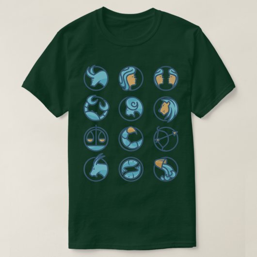 Zodiac Wheel Ehefrau Zodiac Horoskop Astrologie Pr T-Shirt (Design vorne)