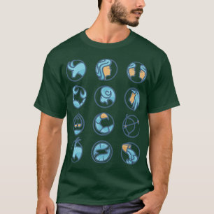 Zodiac Wheel Ehefrau Zodiac Horoskop Astrologie Pr T-Shirt