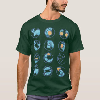 Zodiac Wheel Ehefrau Zodiac Horoskop Astrologie Pr T-Shirt