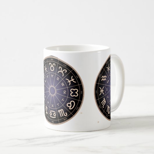 Zodiac wheel kaffeetasse (VorderseiteRechts)