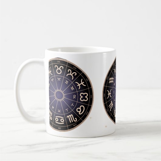 Zodiac wheel kaffeetasse (Links)