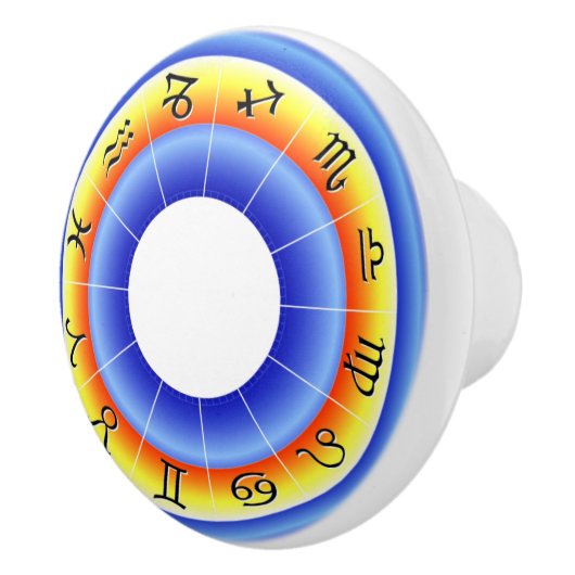 Zodiac Wheel Keramikknauf (Rechts)