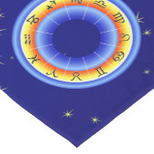 Zodiac Wheel Kurzer Tischläufer (Ecke)