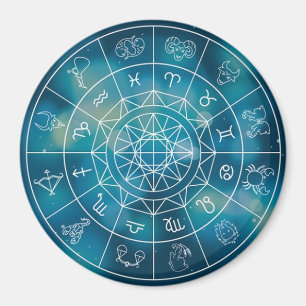 Zodiac Wheel Magnet