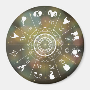 Zodiac Wheel Magnet
