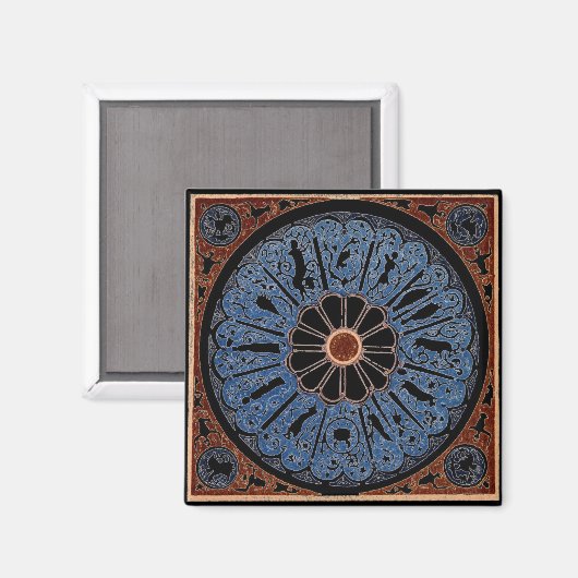 Zodiac Wheel Magnet (Vorderseite/Rückseite)
