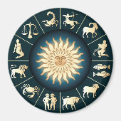 Zodiac Wheel Magnet (Vorne)