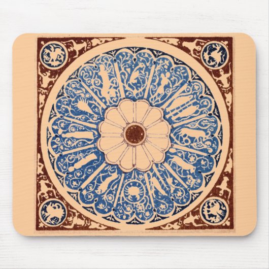Zodiac Wheel Mouse Pad Mousepad (Vorne)