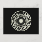 Zodiac Wheel Postkarte (Vorderseite)